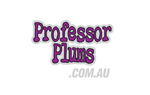 Professor plums logo with .com.au