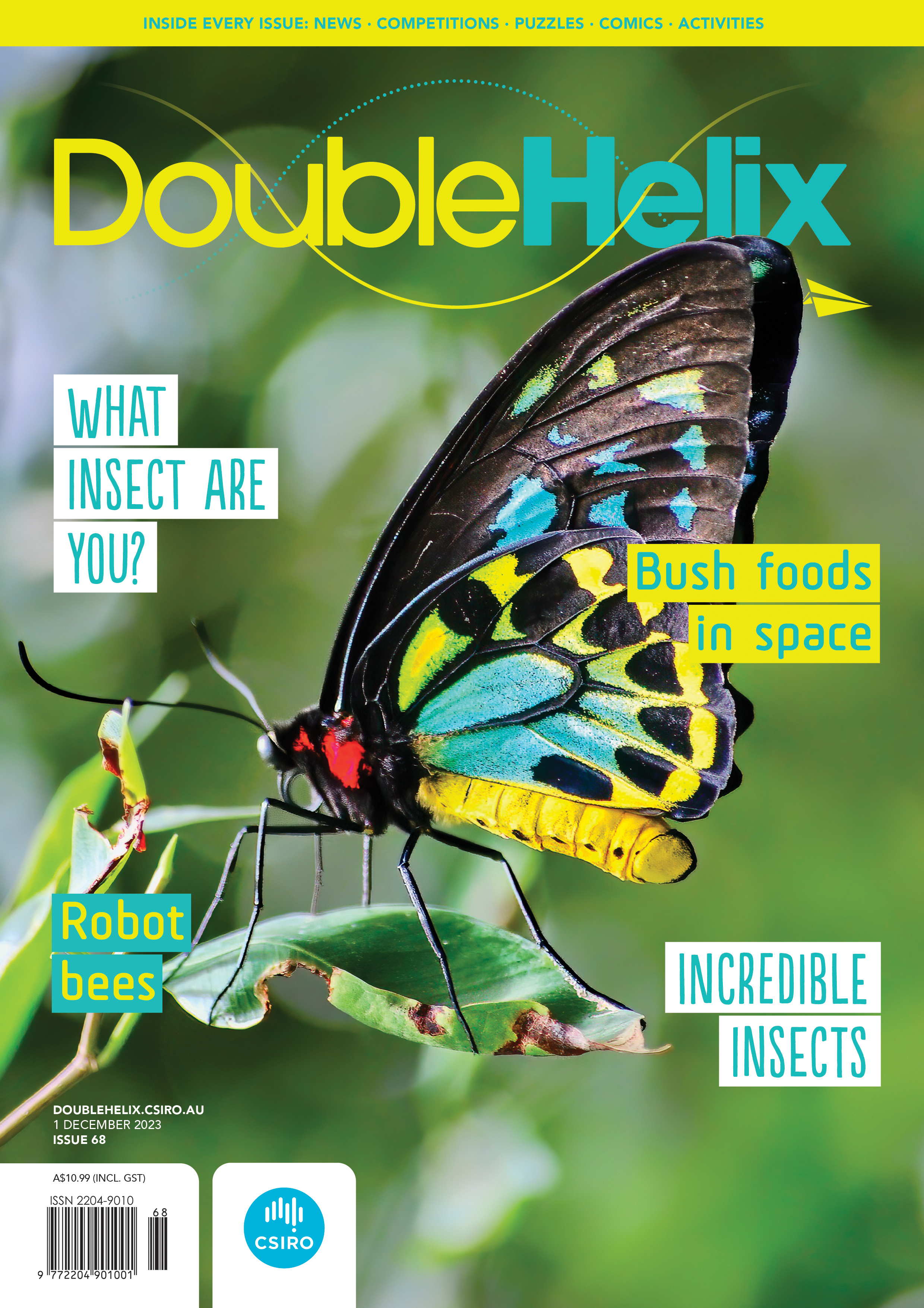 DH68 cover featuring a butterfly